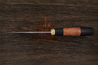 Нож туристический Эльбрус Хищник, клинок 140мм, дамаск