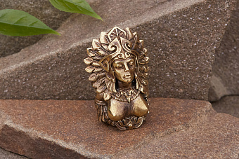 Бусина на темляк Акатава от мастерской Крымская бронза