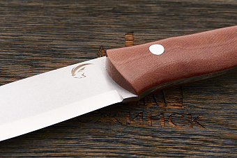 Нож для бушкрафта Beaver knife America 2.0, клинок 116мм, сталь Х12МФ, рукоять текстолит