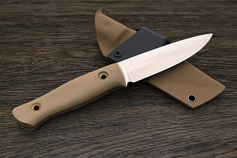 Нож тактический Нож с Котом Снеговик, клинок 117мм, сталь Vanadis 10