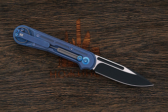 Складной нож We Knife Double Helix, сталь S35VN, рукоять титан