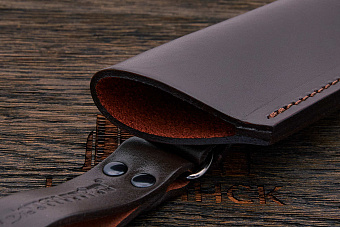 Ножны погружные финского типа, для ножей с клинком до 150x40мм, коричневые