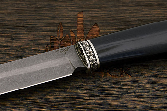 Разделочный нож Игоря Пампуха Модель 007, клинок 145мм, булат нержавеющий, рукоять граб