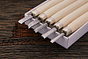 Набор для резьбы по дереву, 5 резцов светлый - фото №2