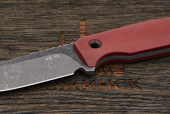 Нож EDC Нож с Котом Пионер 2, клинок 88мм, сталь VG-10, рукоять G10