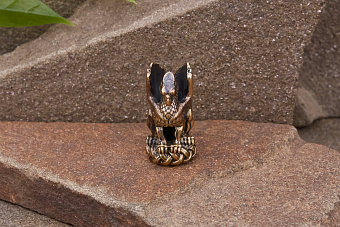 Бусина на темляк Грифон от мастерской Крымская бронза