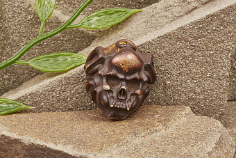 Бусина на темляк «Фрогги» патина