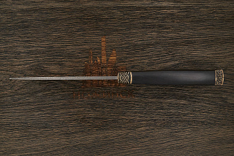 Авторский разделочный нож, сталь булат