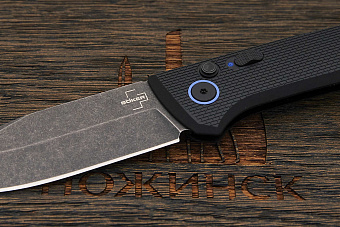 Автоматический складной нож Böker FRND, сталь D2 blackwash, рукоять грайвори