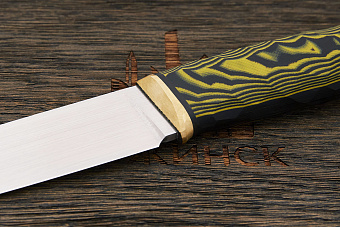 Нож туристический UralEDC Уралец-2024 (№7 из 30), клинок 118мм, сталь AR-RPM9