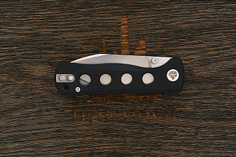 Нож складной QSP Canary Folder, клинок 72мм, сталь Sandvik 14C28N, рукоять G10 чёрный