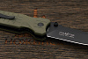Складной нож Fox Knives Predator II, сталь N690, рукоять термопластик зеленый - фото №5