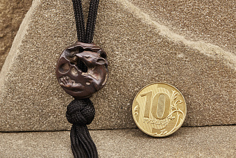 Бусина на темляк «Мышь в сыре»