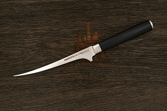 Нож кухонный Samura филейный 139мм, сталь AUS-8, рукоять G10