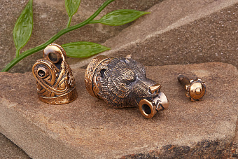 Замок на браслет "Медведь"