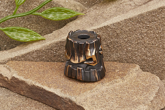 Бусина для темляка Пень (бронза) от мастерской Братьев Пешковых