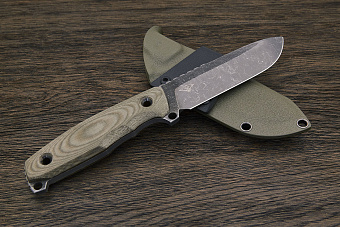 Нож тактический Нож с Котом Тик-так 6, клинок 115мм, сталь VG-10