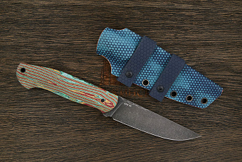 Нож туристический Lizard knives, клинок 122мм, сталь CPM 3V, рукоять Crazyfiber
