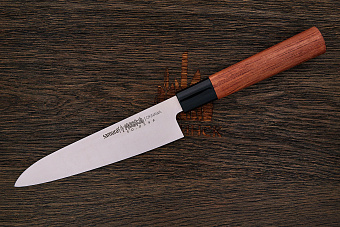 Нож кухонный Samura шеф 175мм, сталь AUS-8, рукоять дерево