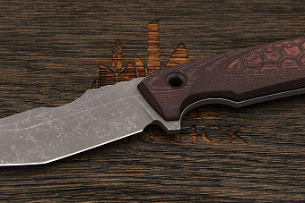 Нож EDC Нож с Котом Скрелинг, клинок 86мм, сталь M398