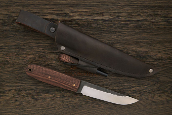 Разделочный нож Уральский мастеровой Простой с огнивом, клинок 130мм