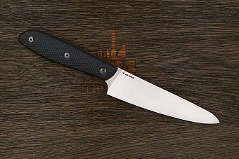 Нож кухонный MOYO Премьер универсальный 150мм, сталь AR-RPM9, рукоять G10-extra черный