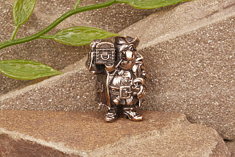 Бусина на темляк Бонс от мастерской Крымская бронза