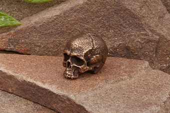 Бусина на темляк «Череп» Т3