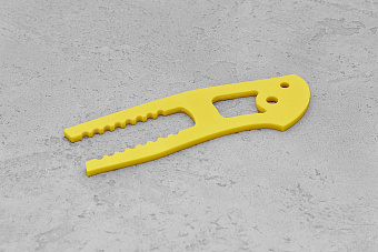 Рамка для модели "КрейсерЪ" из G-10 3 мм (жёлтая)