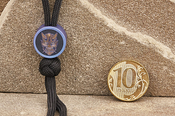 Бусина на темляк «Хання» золотая