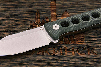 Шейный нож QSP Canary (QS141-C1), сталь 14C28N, рукоять текстолит