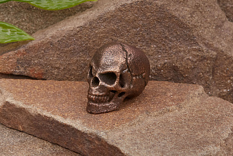 Бусина на темляк «Череп» Т4