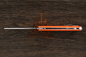 Тренировочный балисонг Böker Balisong trainer, сталь 420, рукоять G10 оранжевый