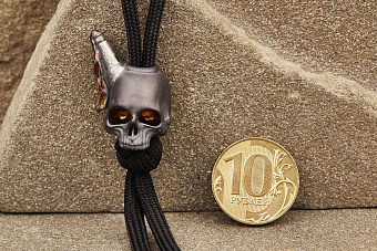 Бусина на темляк «Лаки MLTV» желтые глаза