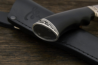 Разделочный нож Игоря Пампуха Модель 083, клинок 120мм, булат легированный, рукоять граб Т2