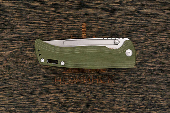 Нож складной CJRB Resource, клинок 105мм, сталь AR-RPM9, рукоять G10 оливковый