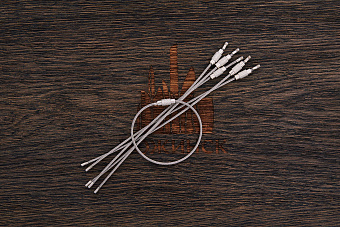 Брелок-тросик стальной с замком