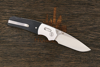 Нож складной QSP Vault, клинок 83мм, сталь Sandvik 14C28N, рукоять микарта/алюминий-WB