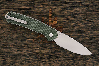 Нож складной CJRB Pyrite Large, клинок 92мм, сталь AR-RPM9, рукоять микарта