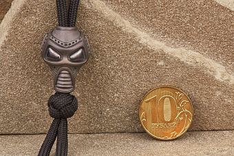 Бусина на темляк «Гуманоид» титан