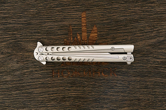 Нож балисонг Steelclaw Секиро, модель 01, сталь D2, рукоять сталь