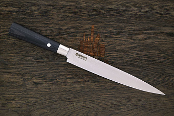Нож кухонный Böker гастрономический 229мм, сталь VG-10 в обкладках из дамаска