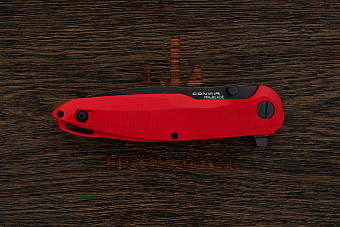 Складной нож Mr.Blade Convair, сталь D2, рукоять G10 красный