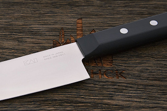 Нож кухонный KAI сантоку 145мм, сталь 1K6