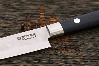 Нож кухонный Böker универсальный 150мм, сталь VG-10 в обкладках из дамаска