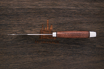 Нож разделочный АиР Стрелец, клинок 138мм, сталь 100Х13М, рукоять орех/алюминий