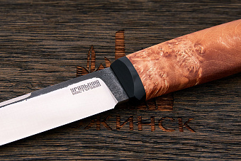 Разделочный нож Ильи Семенова Бро с огнивом, сталь Х12МФ