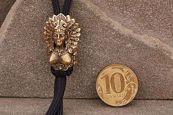 Бусина на темляк Акатава от мастерской Крымская бронза