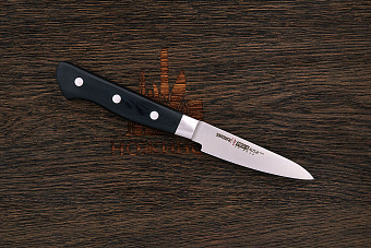 Нож кухонный Samura овощной 88мм, сталь AUS-8, рукоять G10