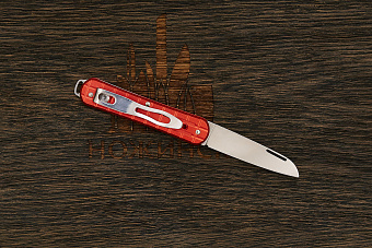 Складной нож Fox Knives Vulpis, сталь N690, рукоять алюминий красный